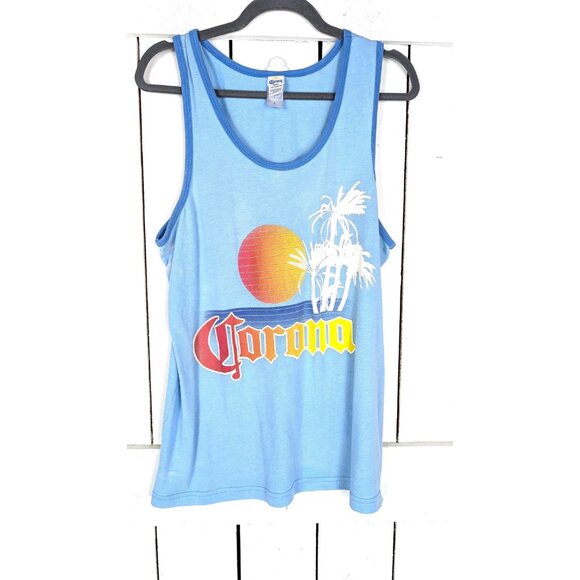 Vintage Corona beer ringer muscle tee tank top - Picture 5 of 5